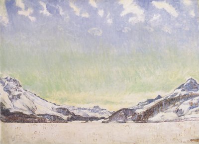 Neige en Engadine - Ferdinand Hodler